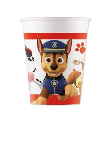 BICCHIERE CARTA 8 PZ PAW PATROL READY