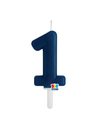 NUMERO CERA TINY PLUMP BLU NAVY CM 7 N.1