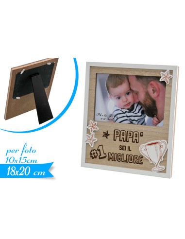 PORTAFOTO "PAPA SEI IL MIGLIORE" 18X20