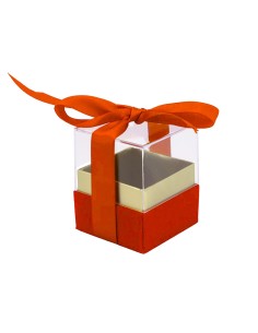 CF.6 BOX PLEXI ROSSO H.6X6 CM