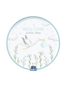 CF.6 PIATTI CM 24 WELCOME LITTE ONE BLUE