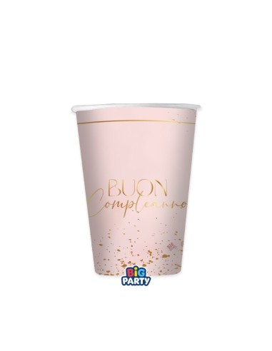 6 BICCHIERI CC250 BUON COMPL.BLUSH ROSE