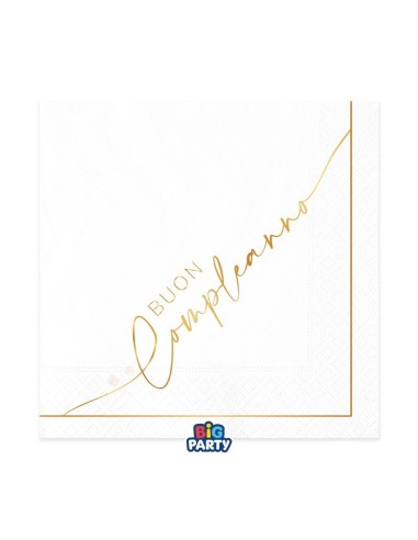 16 TOV.LI 33X33 BUON COMPLEANNO GOLD