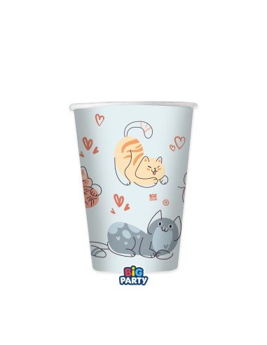 6 BICCHIERI CC 250 PET CATS