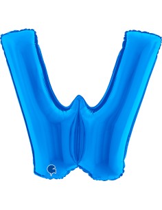LETTERA W BLUE CM 102