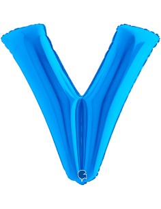 LETTERA V BLUE CM 102