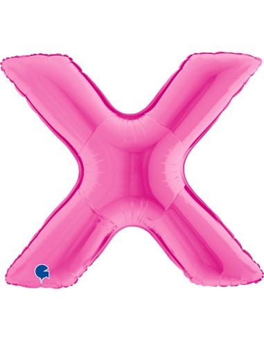 LETTERA X FUXIA CM 102