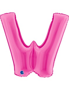 LETTERA W FUXIA CM 102