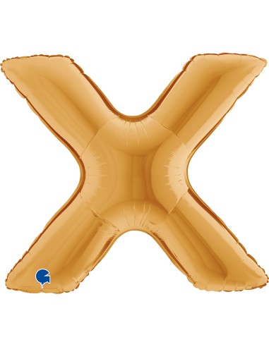 LETTERA X GOLD CM 102