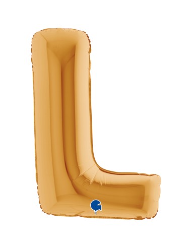 LETTERA L GOLD CM 102