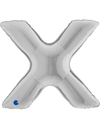 LETTERA X SILVER CM 102