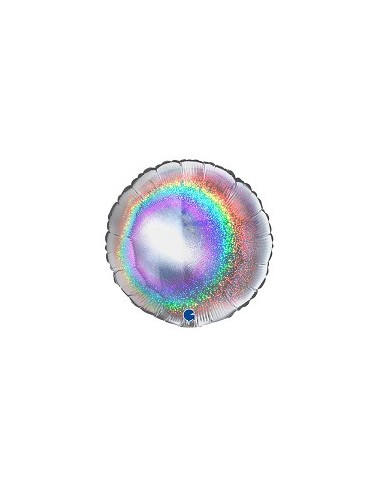 ROUND 18 INC GLITTER HOLOGRAPHIC SILVER