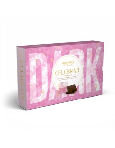 BOX CIOCCOLATO FONDENTE ROSA 500 GR