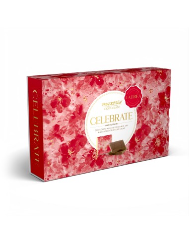 BOX CIOCCOLATO AL LATTE ROSSA 500 GR
