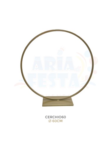 CERCHIO DA TAVOLO ORO FERRO 60 CM.