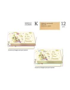 BIGLIETTI COMUNIONE PZ 6