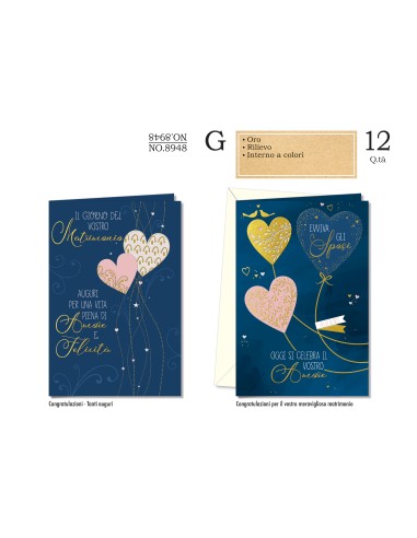 BIGLIETTO  NOZZE CF 6