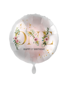 17"ONE FLORAL
