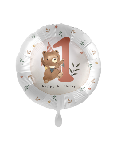 17"HAPPY B-DAY 1 TEDDY