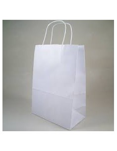 SHOPPER BIANCO KRAFT MONOLUCIDO F.TO14X9X21