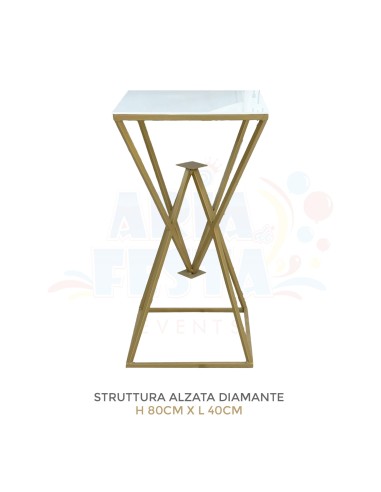 ALZATA DIAMANTE H.80 L.40 CM