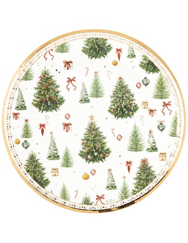 CF.6 MAXI PIATTI CHRISTMAS FOREST 33 CM