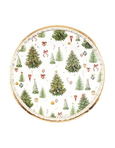 CF.8 PIATTI CHRISTMAS FOREST 27 CM