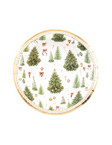 CF.8 PIATTI CHRISTMAS FOREST 24 CM