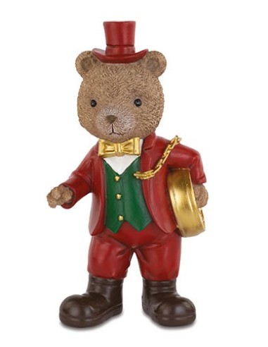 ORSETTO CON OROLOGIO H.32 CM