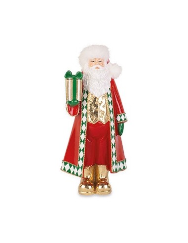 BABBO NATALE SCACCHI VERDI H.30 CM