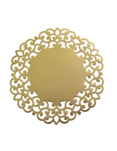 CF.4 SOTTOPIATTI ORO LASER CM.33