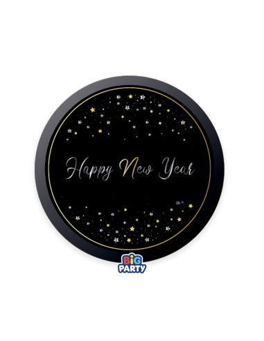 6 PIATTI CM 18 HAPPY NEW YEAR STARS