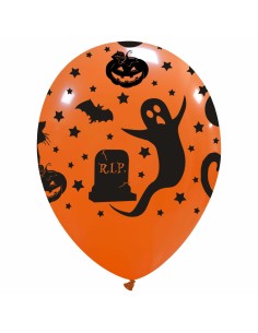 12"PALLONI STAMP.PZ 100 GATTO E FANTASM