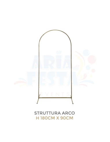 ARCO METALLO H.180X90 CM. ORO