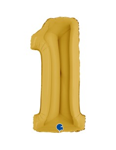 NUMERO 1 GOLD 5 CM 102