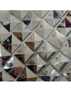 PANNELLO 30X30 SILVER 3D 2