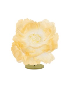 ROSA CON BASE GIALLO H.70 CM