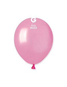5"PALLONI LATTICE METALLIZZ.ROSA CF.100