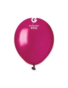 5"PALLONI LATTICE METALL.BORDEAUX CF.100