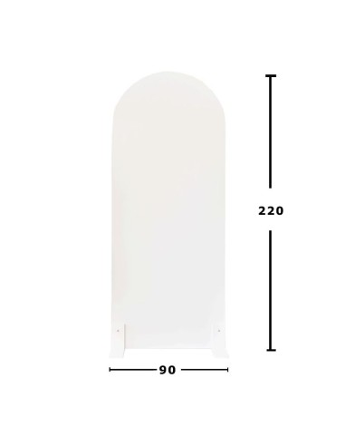 ARCO POLISTIROLO E LEGNO BIANCO 90X220