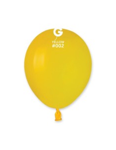 5"PALLONI LATTICE PASTELLO GIALLO CF.100