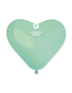 10"PALLONI LATT.CUORE ACQUAMARINA CF.100