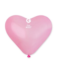 10"PALLONI LATT.CUORE PASTEL.PINK CF.100
