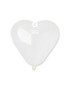 6"PALLONI LATTICE CUORE PAST.TRASP.CF100