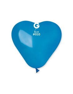 6"PALLONI LATTICE CUORE PASTEL.BLU CF100