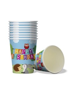 HB WOODLAND CUPS 250ML CF.8