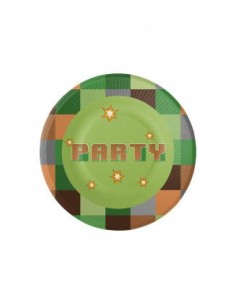 8 PIATTI PICCOLI 18 CM PLASTI FREE TNTPARTY