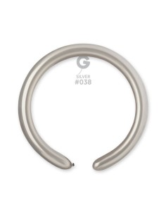 2"PALLONI MANIPOLABILE MET.ARGENTO CF100