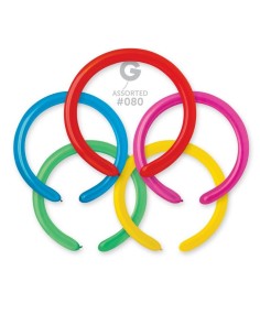 2"PALLONI MODELLABILI ASSORTITI CF.100