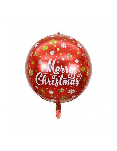 22"MYLAR MERRY CHRISTMAS SFERA